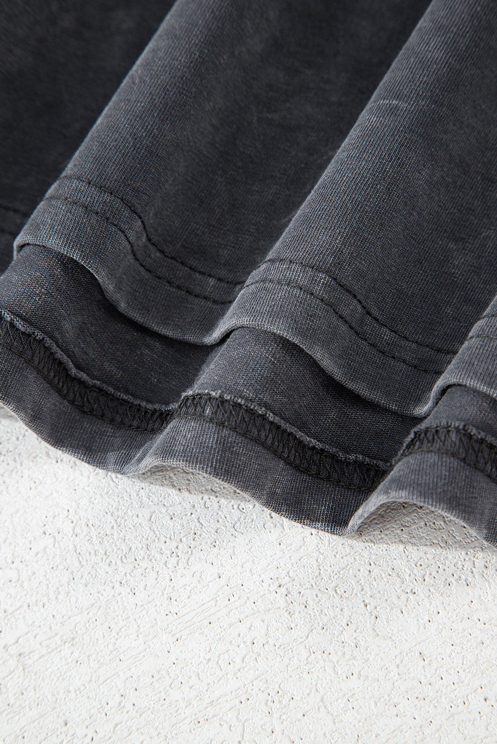 Dark Grey Kindness Butterflies Graphic Mineral Wash Loose Tee